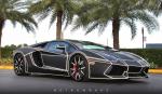 Lamborghini Aventador LP700-4 DARK KNIGHT by MetroWrapz 2017 года